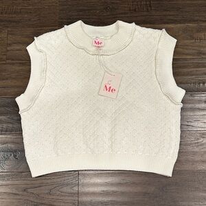 NWT So Me Cream Knit Sweater